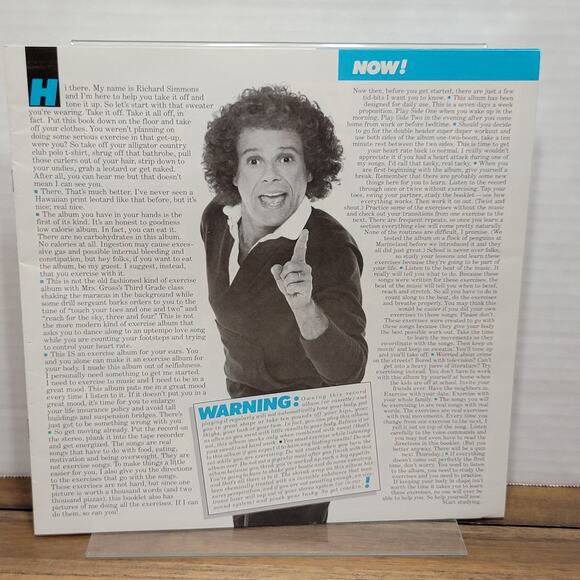 VINTAGE VINYL Richard Simmons: Reach w/ Deluxe 20 Page Exercise Booklet - Picture 7 of 10